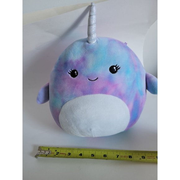 Squishmallow Hallie the Narwhal 12" blue Plush stuffed animal - Picture 8 of 9